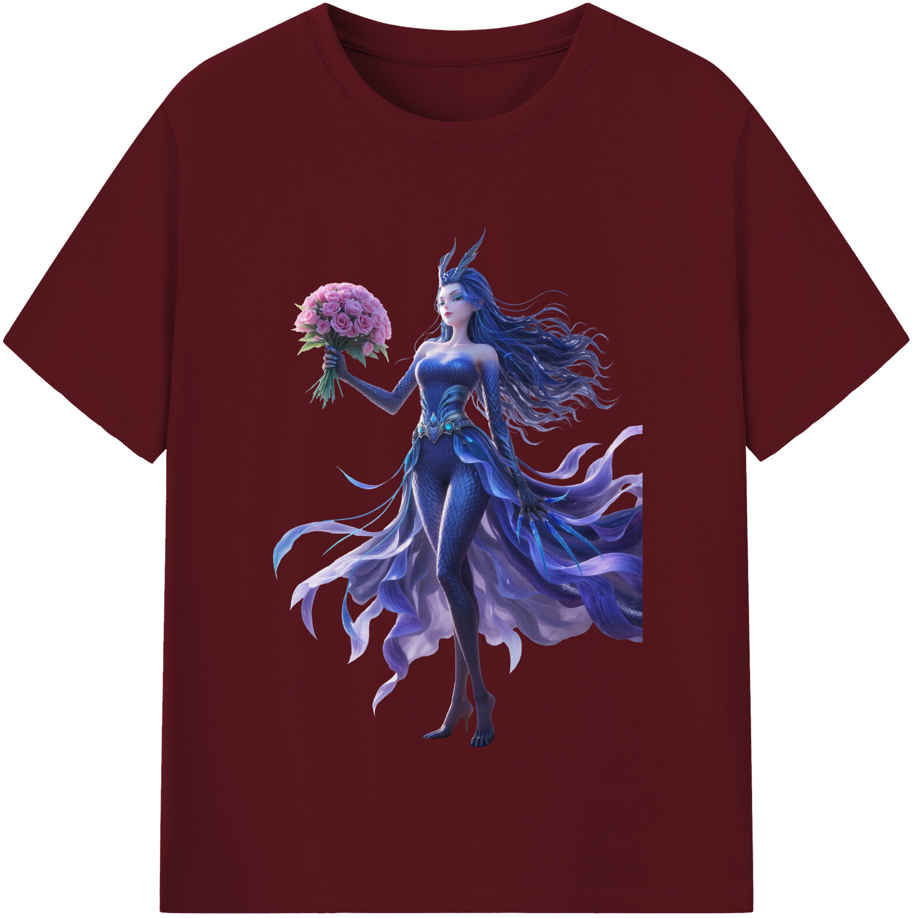 （画像用） Ne Zha 2 ナタ 魔童の大暴れ 綿100％半袖Tシャツ（フロントプリント）